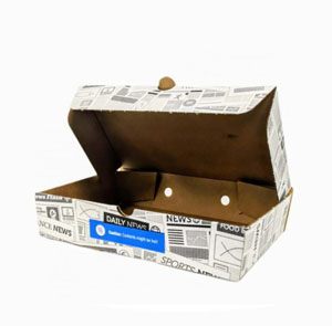 Small Fish and Chip Biodegradable Boxes - 100 Per Pack